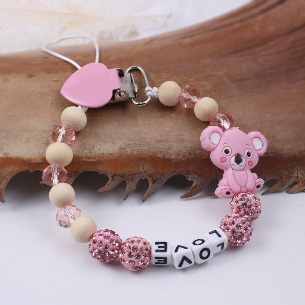 Baby Koala Pacifier Clip Teether Anti-drop Chain