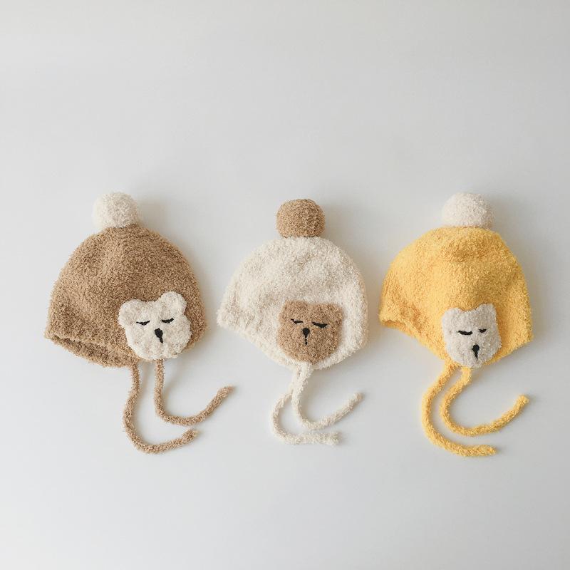 Baby's Hand-Knitted Ear Hood Hood