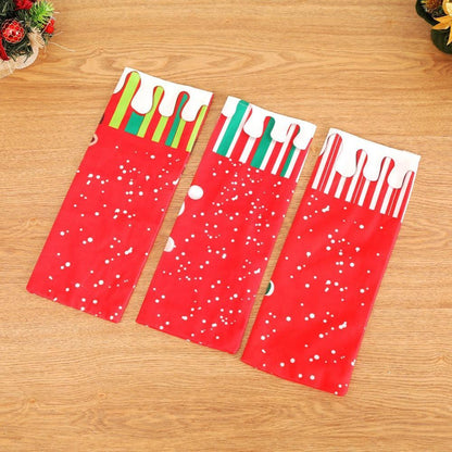 Christmas Decorations Red Wine Bottle Cover Party Supplies