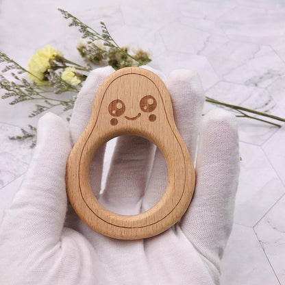 Infant Silicone Pacifier Clip Anti-drop Chain Beech Avocado Bracelet