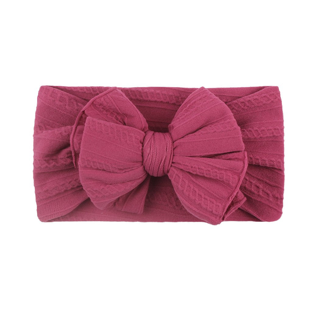 Children's  Bow Jacquard Hair Accessories Baby Headband