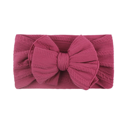 Children's  Bow Jacquard Hair Accessories Baby Headband