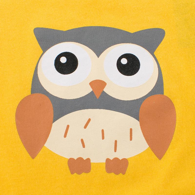 Girls' short sleeved T-shirt cute cartoon baby clothes
