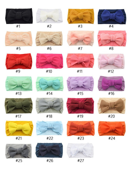 Children's Hair Accessories Knotted Fabric Hair Bands