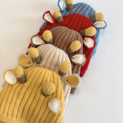 Baby Antler Ear Protection Hat Wool Hat