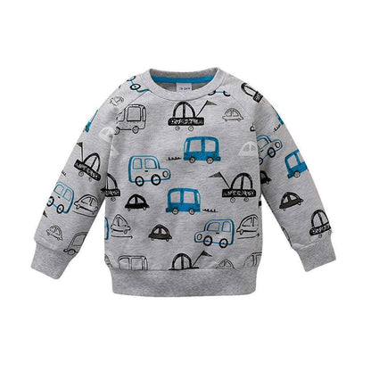 Children's Wear Turtleneck Printed Long Sleeve Tee