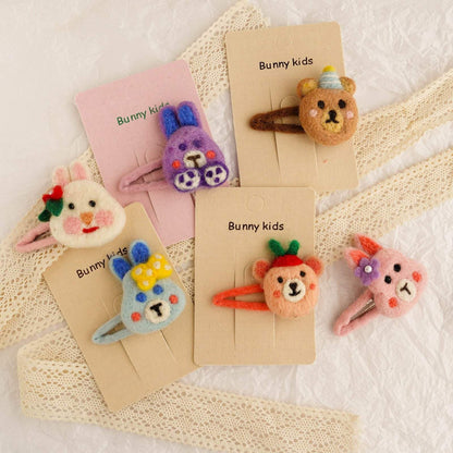 Children's Cartoon Animal Hairpin