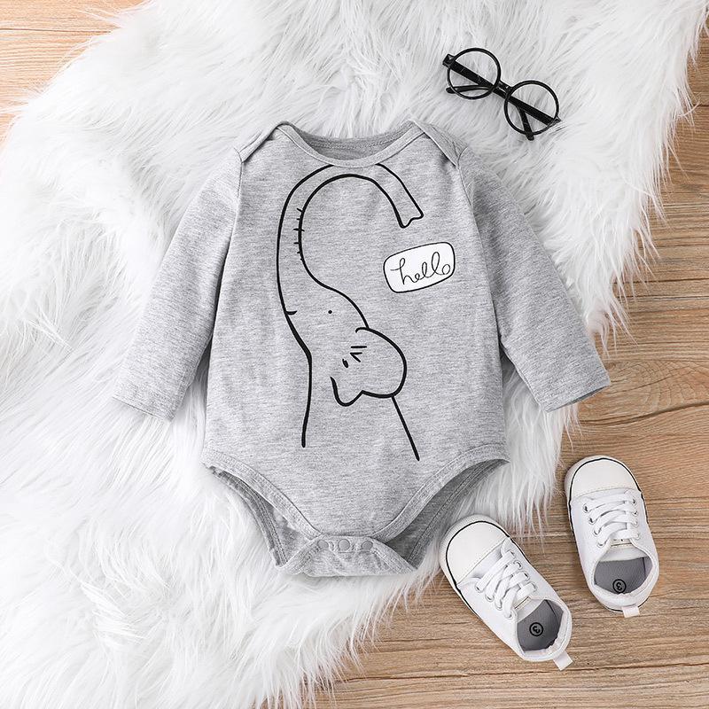 Children's Long Sleeve Crawling Pants Two-Piece Set