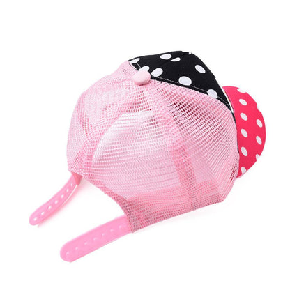 Children's Embroidered Letter Baseball Cap Sunshade Net Hat