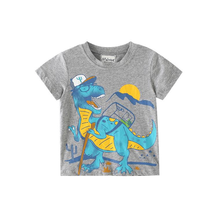 Boys' short sleeved T-shirt cartoon top