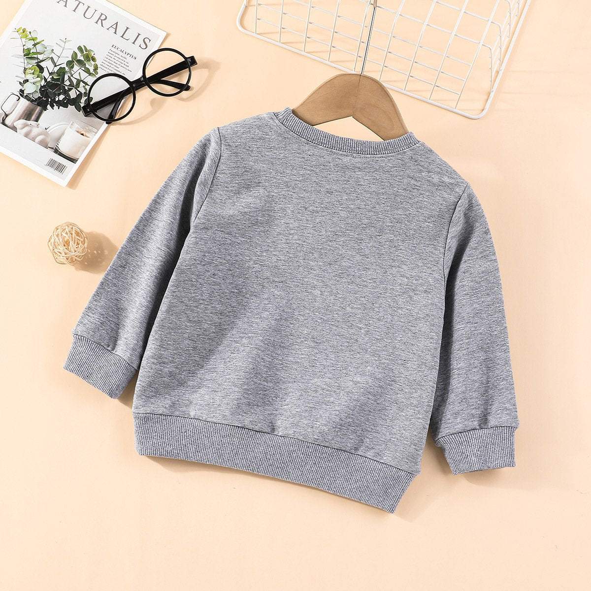 Children's Long Sleeve Crewneck Pullover Sweater