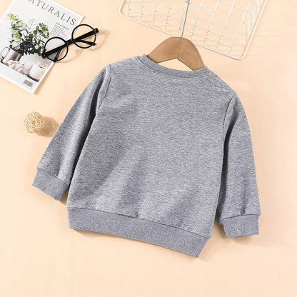 Children's Long Sleeve Crewneck Pullover Sweater
