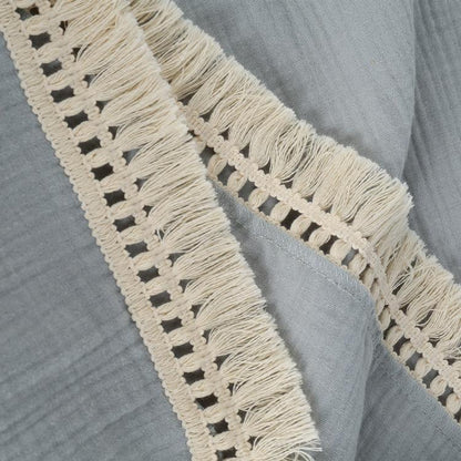 Children's Tassel Gauze Blanket Newborn Bath Towel Blanket