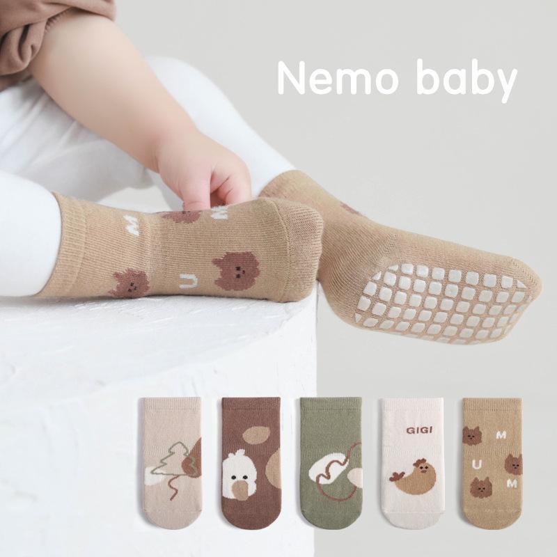 Baby Floor Socks Non-slip Dispensing Tube Toddler Socks