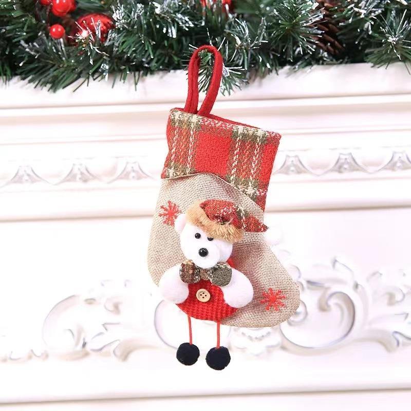 Christmas Stocking Ornaments Gift Bag Christmas Tree Pendant