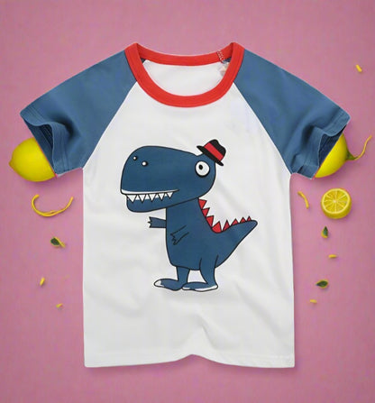 Boys' short sleeve T-shirt cartoon short sleeve