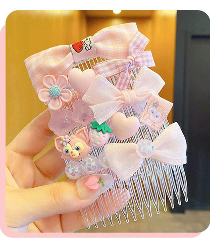 Children's Hairpin Comb Girl's Headdress 3pcs/set