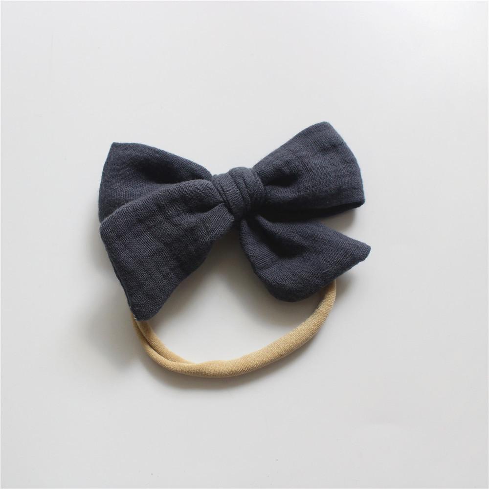 Baby Cotton Gauze Bow Hair Band Children's Hair Accessories