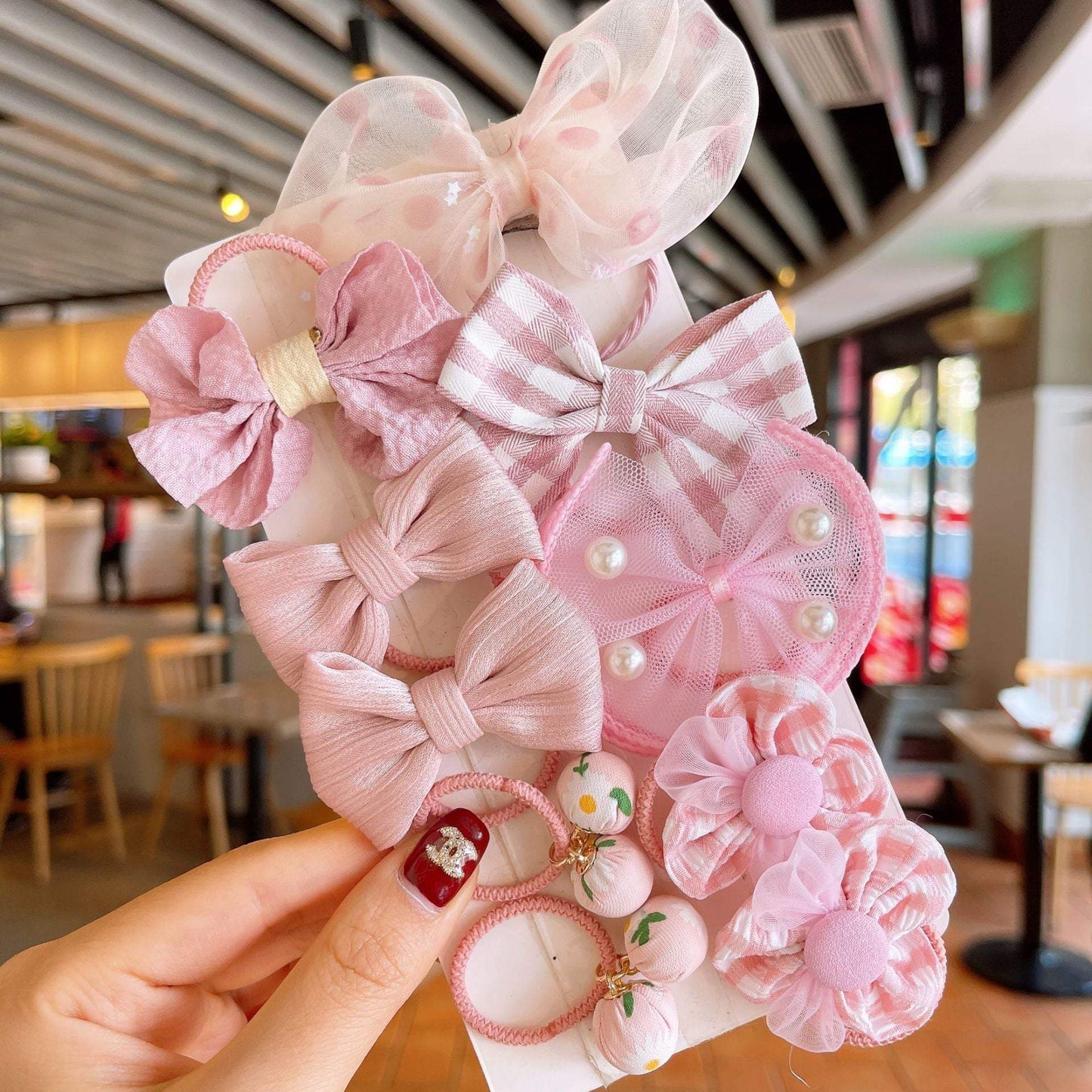 Children's Rubber Band Set Cartoon Butterfly Ligation Rubber Band