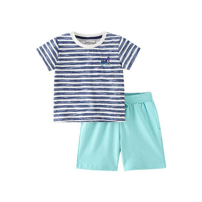 Boys' short sleeved shorts two piece set