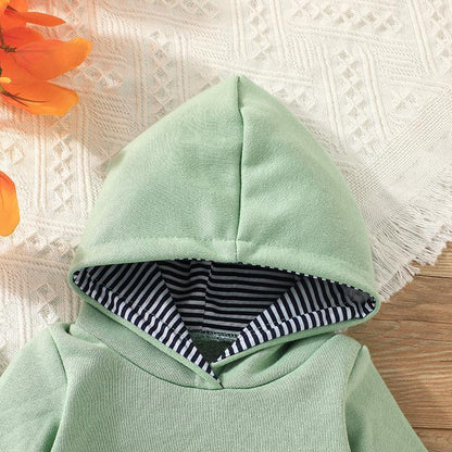 New Long Sleeve Cartoon Hooded Vests for Infants and Young Children