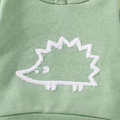 New Long Sleeve Cartoon Hooded Vests for Infants and Young Children