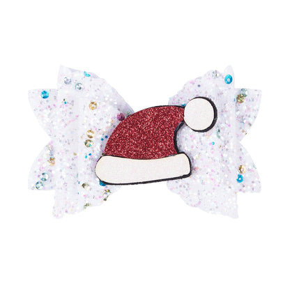 Handmade Christmas Bow Hairpin Children's Hair Clip