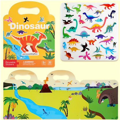 Reusable Sticker Books For Children Gift