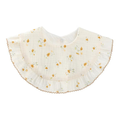 Baby Unisex Rainbow Love heart Polka dots Print Baby Bibs