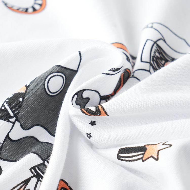 Boys' cotton cartoon short T shorts two piece set