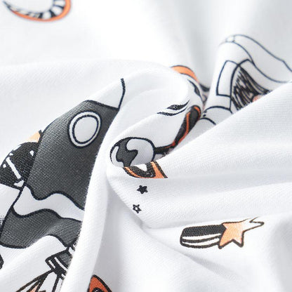 Boys' cotton cartoon short T shorts two piece set
