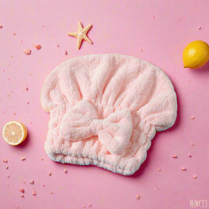 Children's Bow Dry Hair Hat