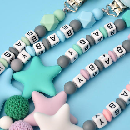 Soothing Pacifier Clip Silicone Teether Anti-drop Chain
