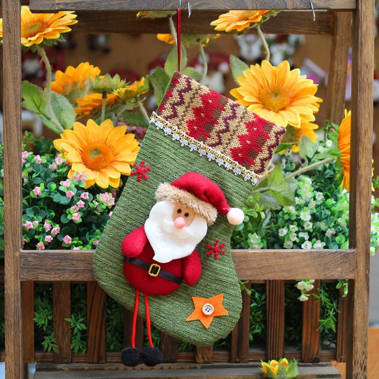 Christmas Ornaments Christmas Tree Decorations Socks Gift Bag