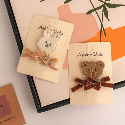 Children's Hairpin Plush Bangs Clip