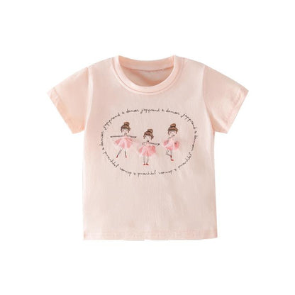 Children's short sleeved baby top