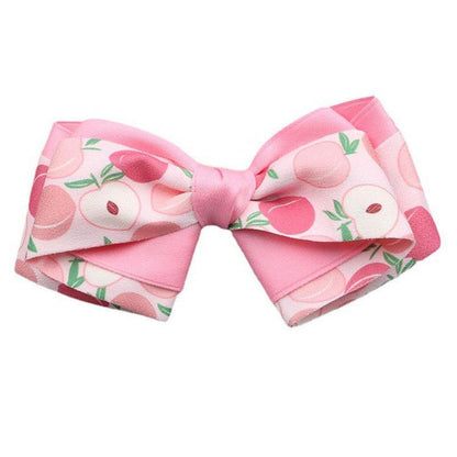 Children's Hairpin Pink Peach Bow Hair Accessories