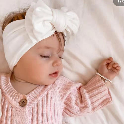 Children's DIY Milk Silk Big Bow Headband