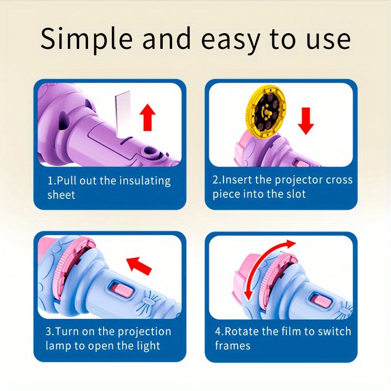 Children's Projection Flashlight, Educational Toy