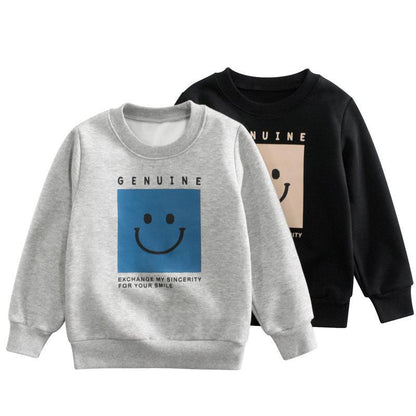 Children's Sweater Velvet Long-sleeve Top