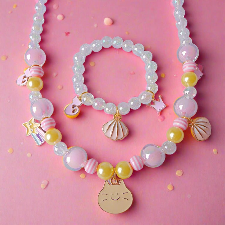Girl's Flamingo Pendant Necklace