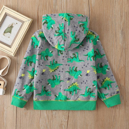 Children's Long Sleeve Zip Hooded Jacket