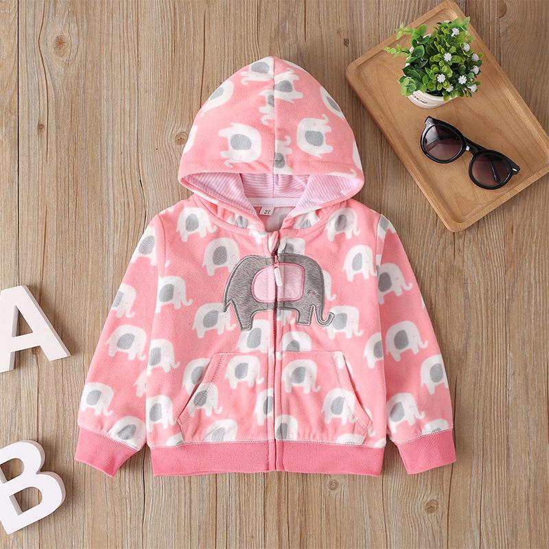 Children's Long Sleeve Zip Hooded Jacket