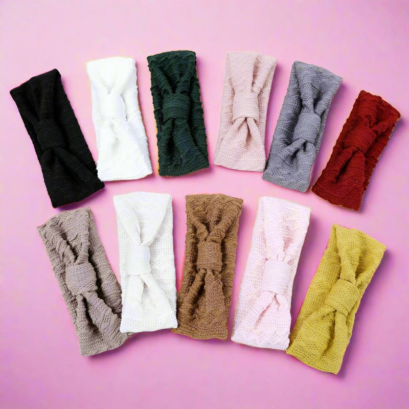 Kids Knitted Jacquard Baby Headband