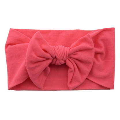 Children's Hair Accessories Nylon Bow Hair Band