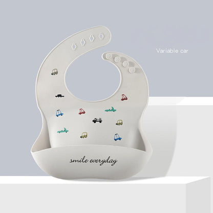 Baby Bib Waterproof Silicone Bib