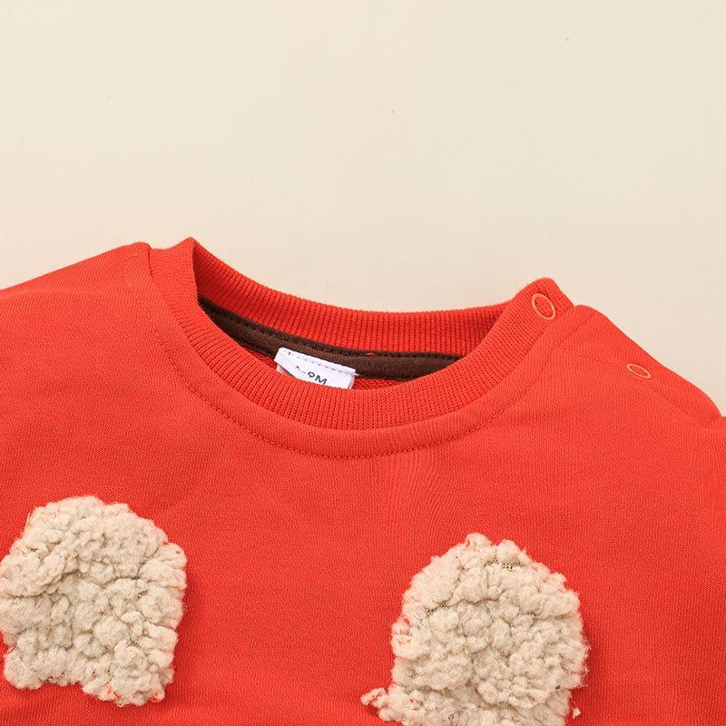 Children's Wear Fox Style Set Long Sleeve Pullover