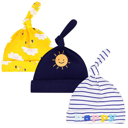 3pcs/set Baby Hat Newborn Baby's Cap