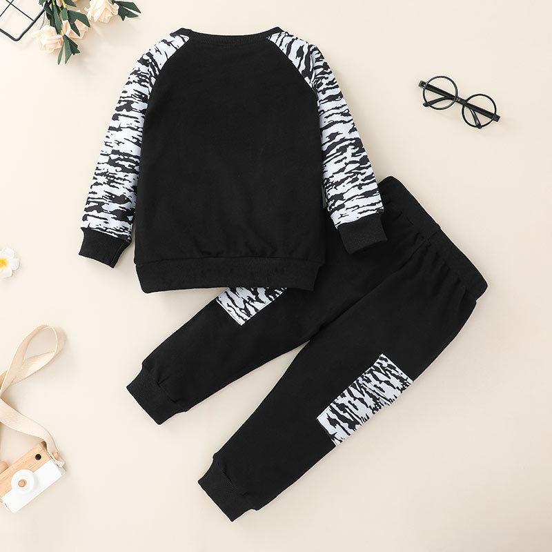 Autumn Children's Clothing Sleeve Sweater Suit