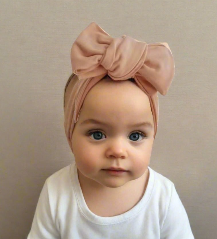 Children's DIY Milk Silk Big Bow Headband